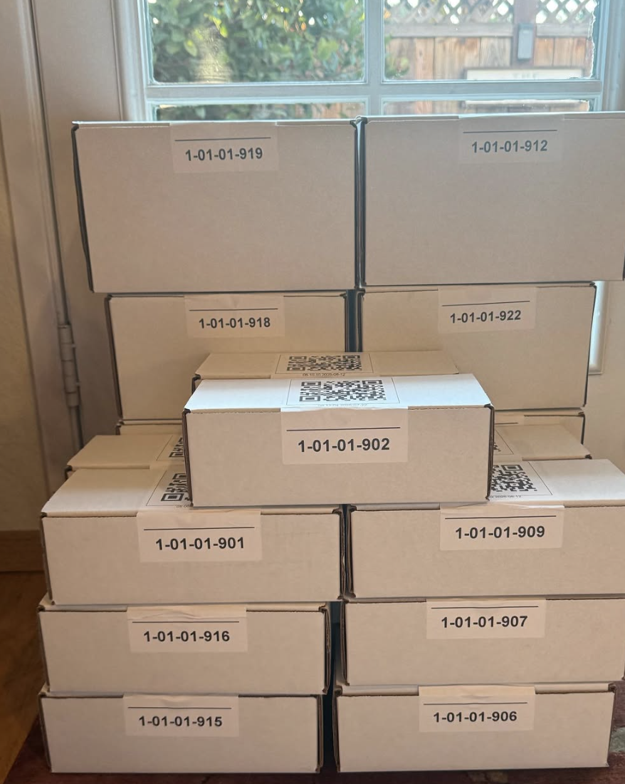 Comfort Boxes ready for delivery